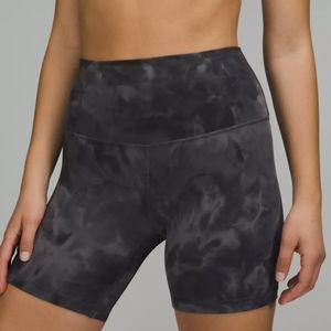 Align HR Short 6" Diamond Dye Pitch Graphite Grey